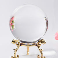 60/70/80MM Photography Crystal Ball Ornament FengShui Globe Divination Quartz Magic Glass Ball Home Decor Sphere bola de cristal