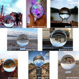 60/70/80MM Photography Crystal Ball Ornament FengShui Globe Divination Quartz Magic Glass Ball Home Decor Sphere bola de cristal