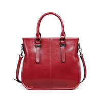 Leather Luxury Handbags  Handle Band and Shoulder Strap.